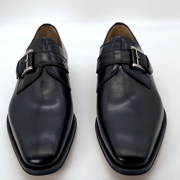 Magnanni Other - MAGNANNI Hudson Leather Monk Strap Loafer